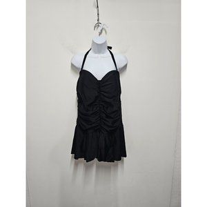MERONA Black Halter Swim Dress Size 20W